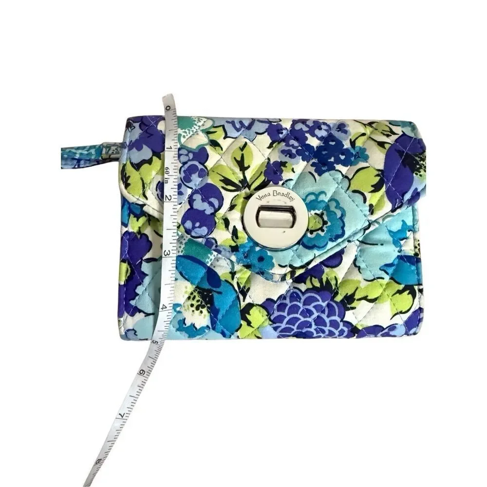 Vera Bradley Women's Quilted Blueberry Blooms Mini Backpack with Pouch Blue Mini